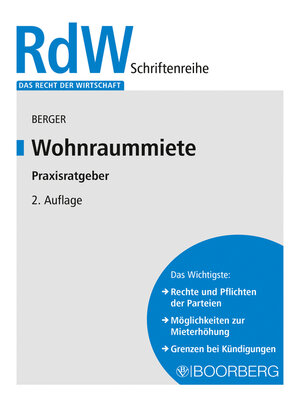 cover image of Wohnraummiete